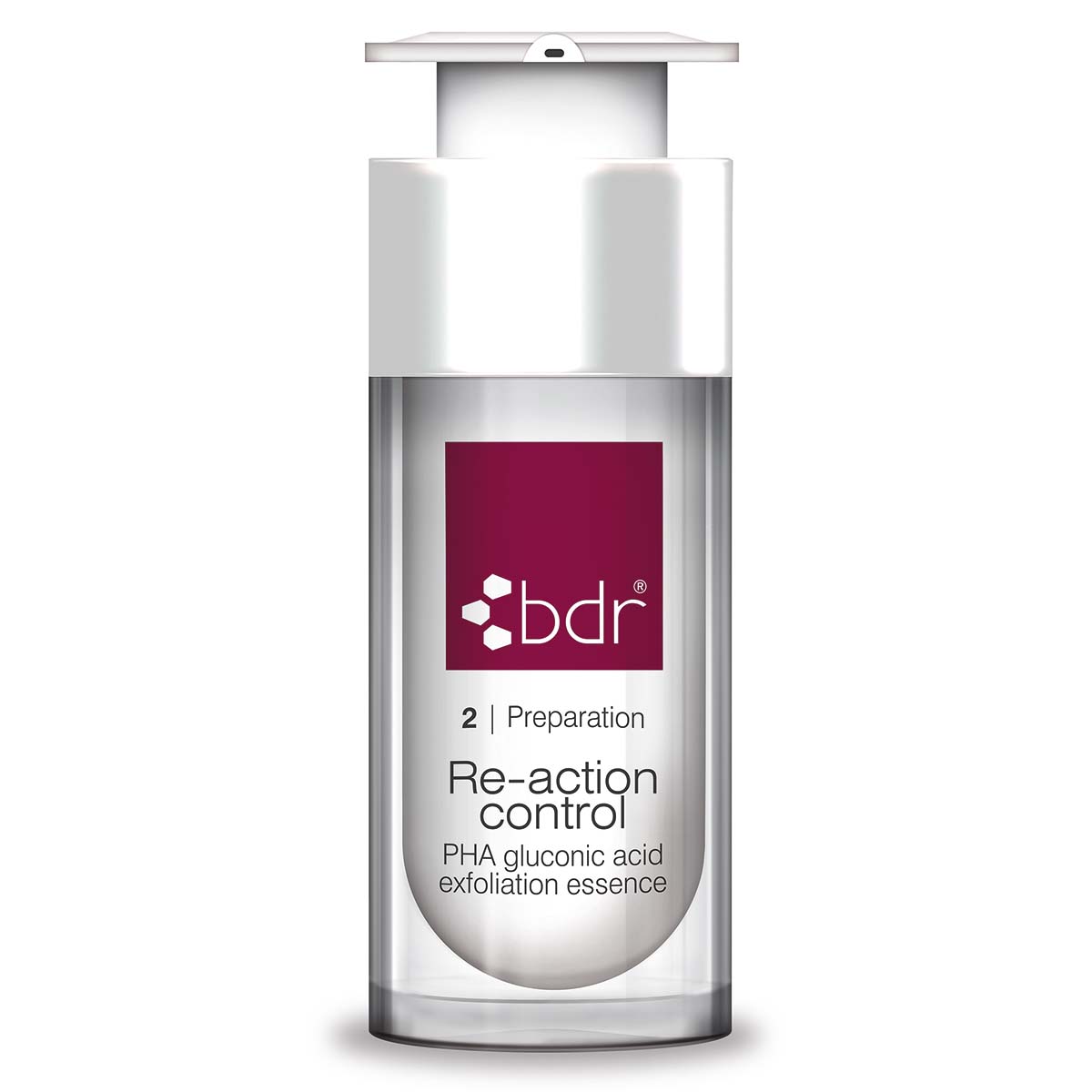BDR MEDICAL BEAUTY Re-action control - PHA gluconic acid exfoliation essence – spendet intensiv Feuchtigkeit und stärkt langfristig Deine Hautbarriere – perfekt auch bei Couperose, Rosazea oder überempfindlicher Haut., 30ml