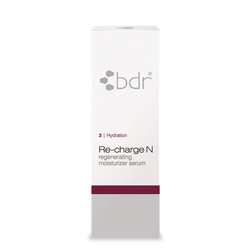 BDR MEDICAL BEAUTY Re-charge N - regenerating moisturizer serum – Intensiv-Feuchtigkeitsserum für normale bis reife, trockene oder empfindliche Haut., 30ml, Schachtel