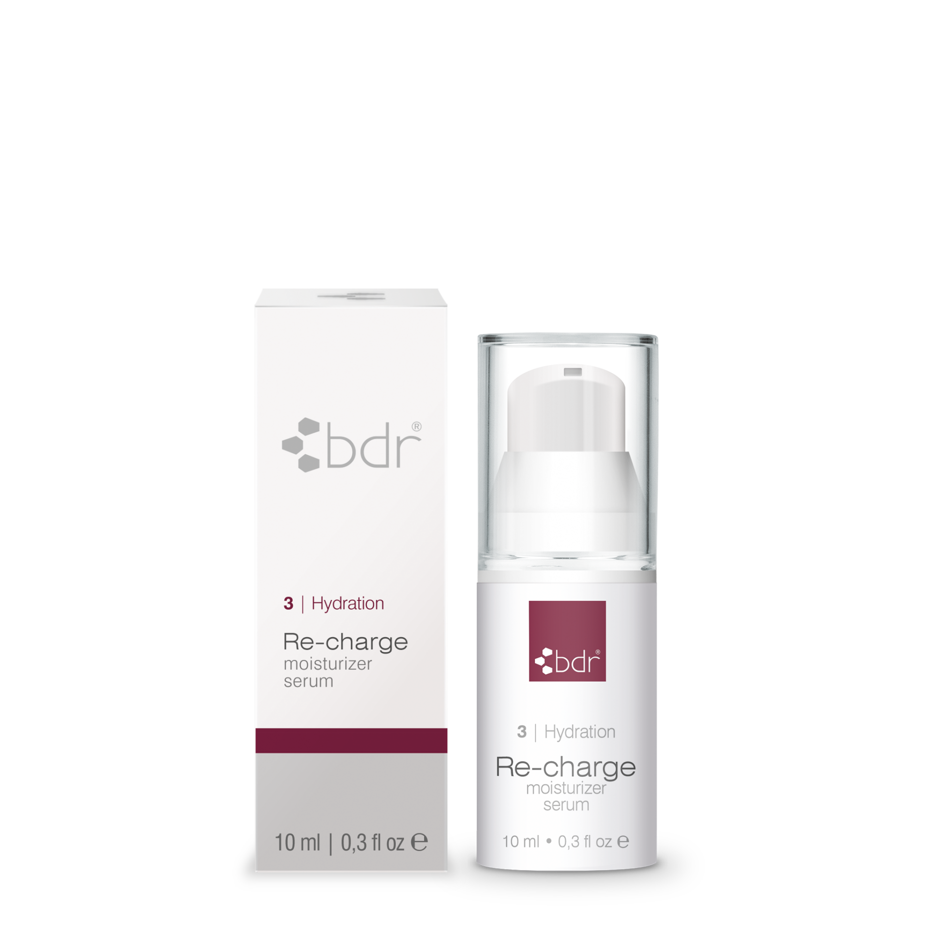 BDR MEDICAL BEAUTY Re-charge Serum – hydratisiert intensiv und bringt Dein Hautbild in Balance, 10ml, mit Schachtel
