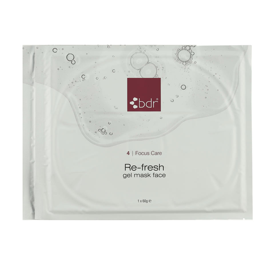 BDR MEDICAL BEAUTY Re-fresh Gel Mask Face – schenkt Deiner Haut neue Energie, Feuchtigkeit und Spannkraft – besonders bei müder, gestresster oder feuchtigkeitsarmer Haut., 60gr.