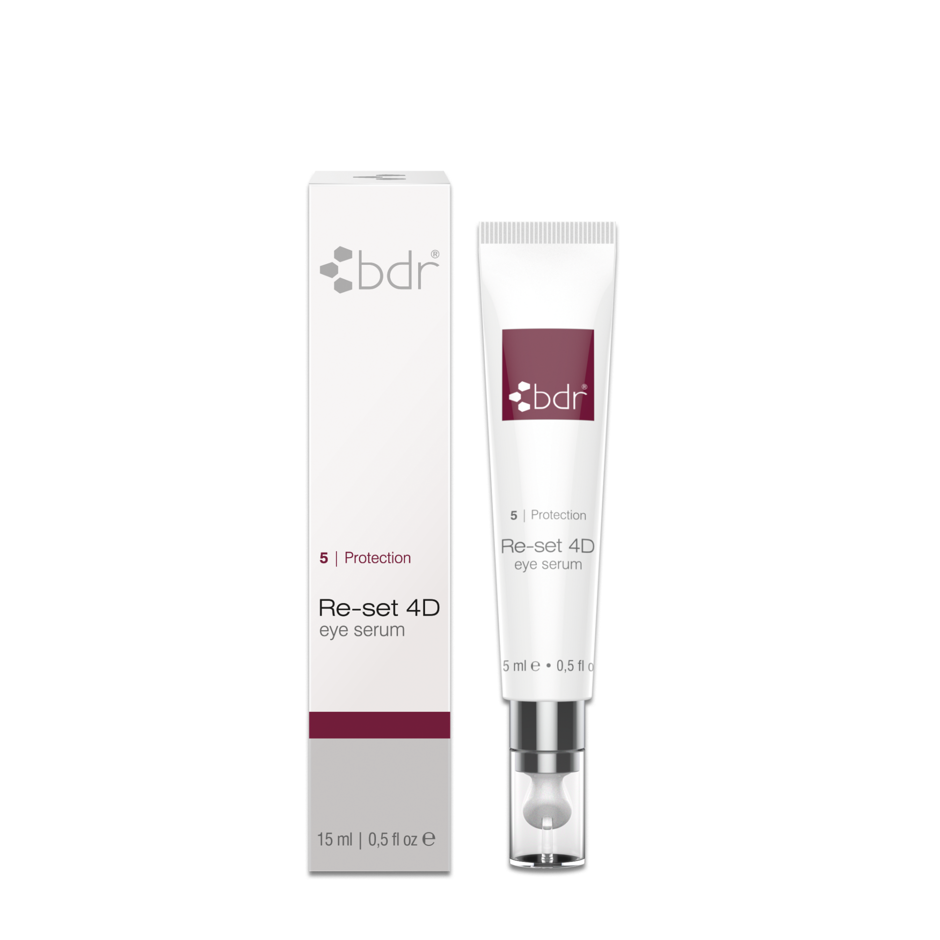 BDR MEDICAL BEAUTY Re-set 4D Eye Serum – wirkt umfassend gegen Augenringe, Schwellungen, feine Fältchen und müde Haut., 15ml, mit Schachtel