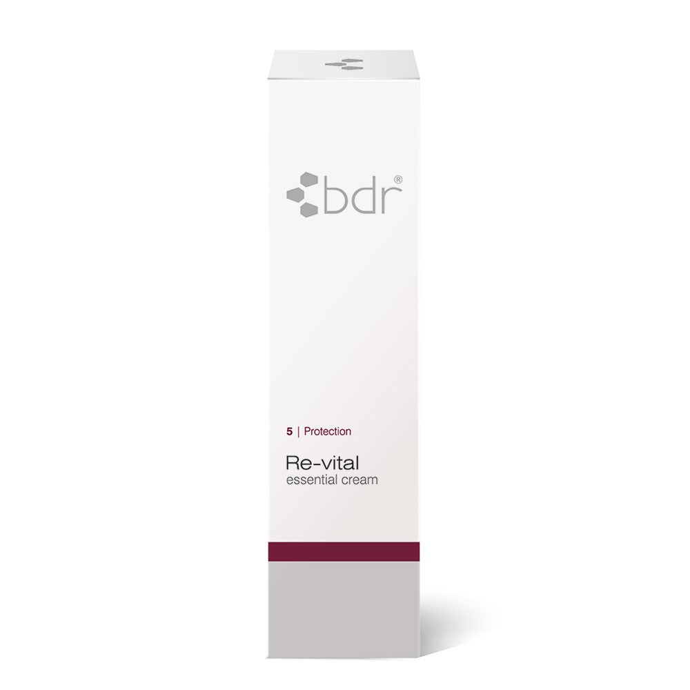 BDR MEDICAL BEAUTY Re-vital - essential peptides cream with OPC – 24h-Pflegepräparat für normale bis trockene sowie empfindliche Haut, das gezielt auf die Zeichen der Hautalterung einwirkt, pflegt, schützt und regeneriert., 50ml, Schachtel