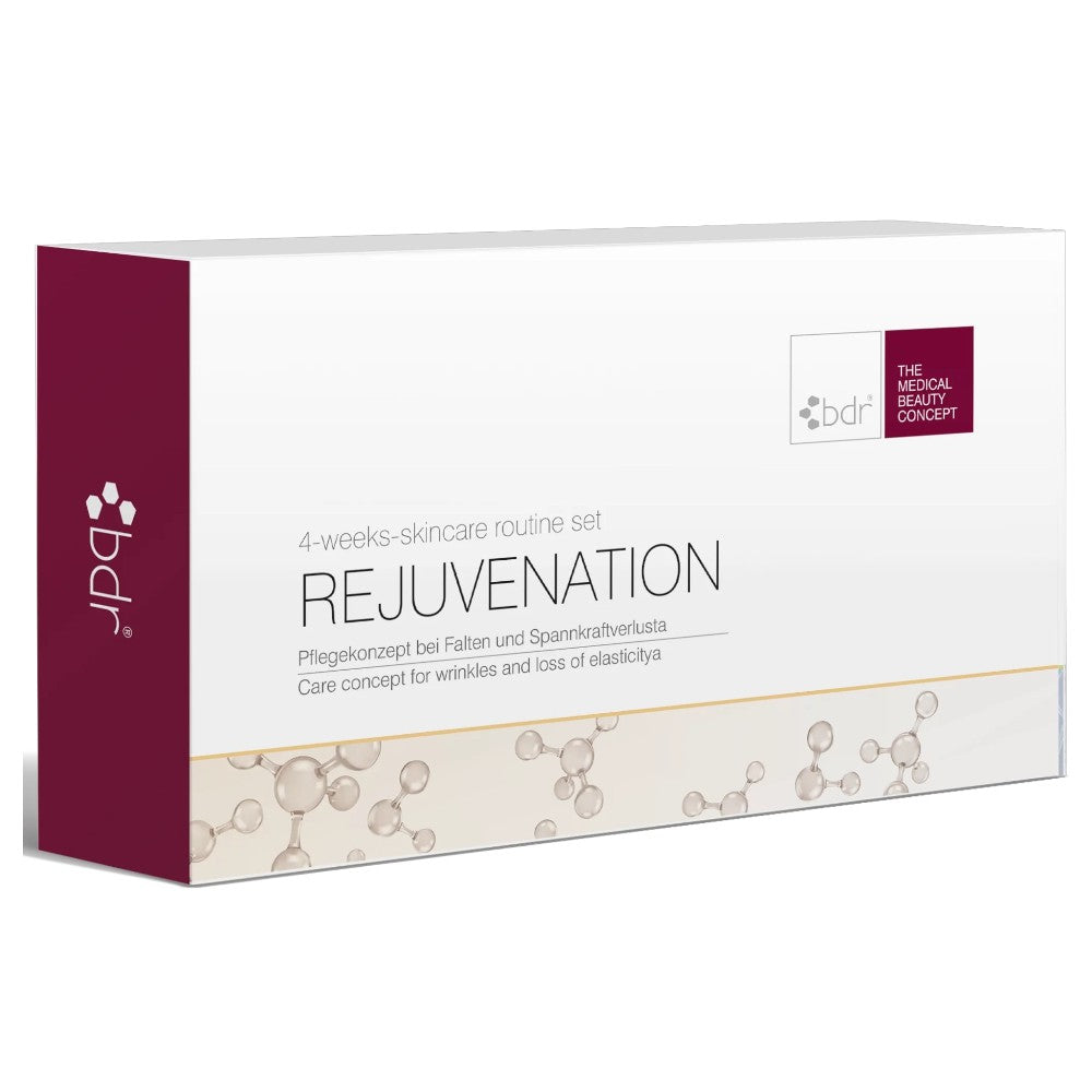 BDR MEDICAL BEAUTY rejuvenation Reisegrößen Set – Biotechnologische High-Tech-Wirkstoffe helfen, den Alterungsprozess umzukehren, Falten und Spannkraftverlust zu mindern und die Hautqualität massiv zu verbessern., 75ml