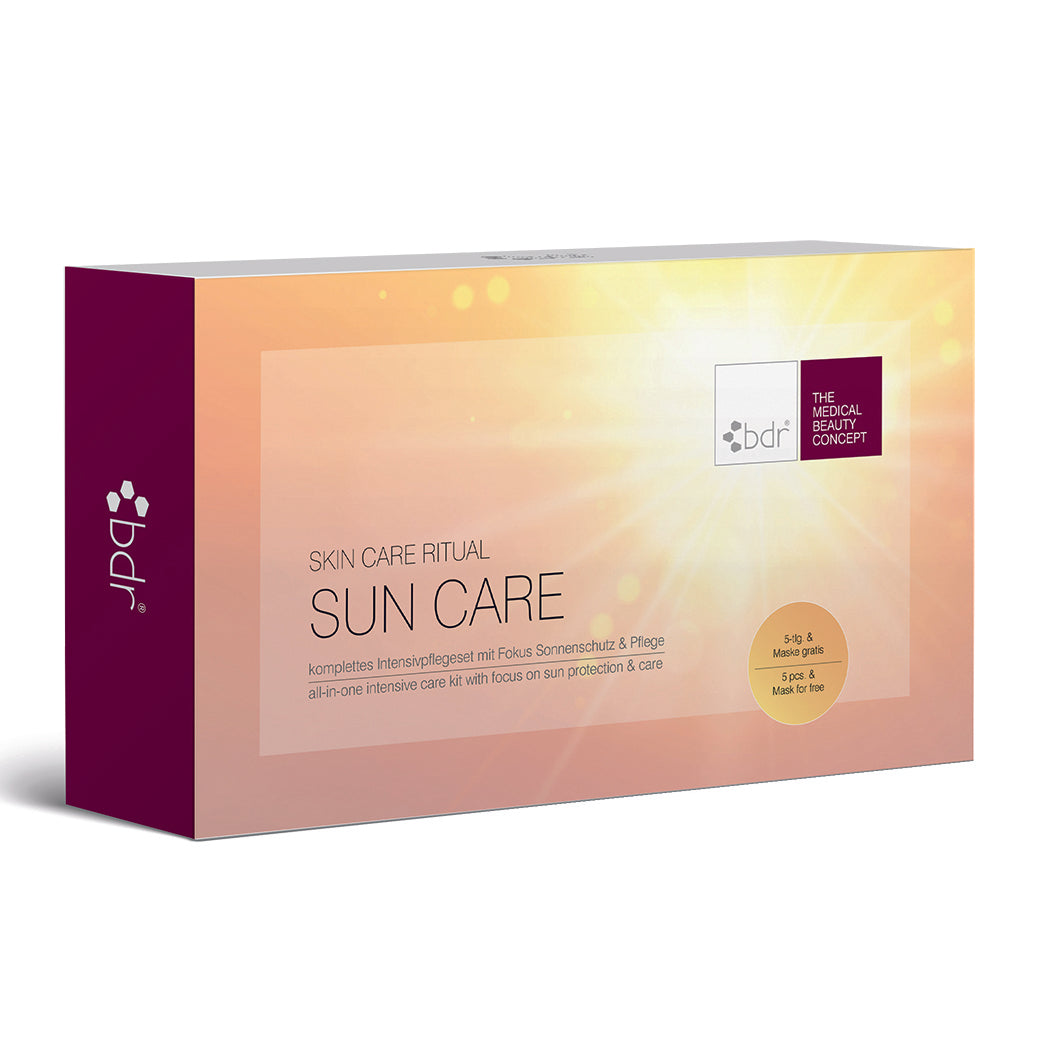 BDR MEDICAL BEAUTY Skincare Ritual SUN CARE – dieses Set schützt Deine Haut vor lichtbedingter Hautalterung und versorgt sie gleichzeitig mit tiefenwirksamer Feuchtigkeit., 75ml, Box