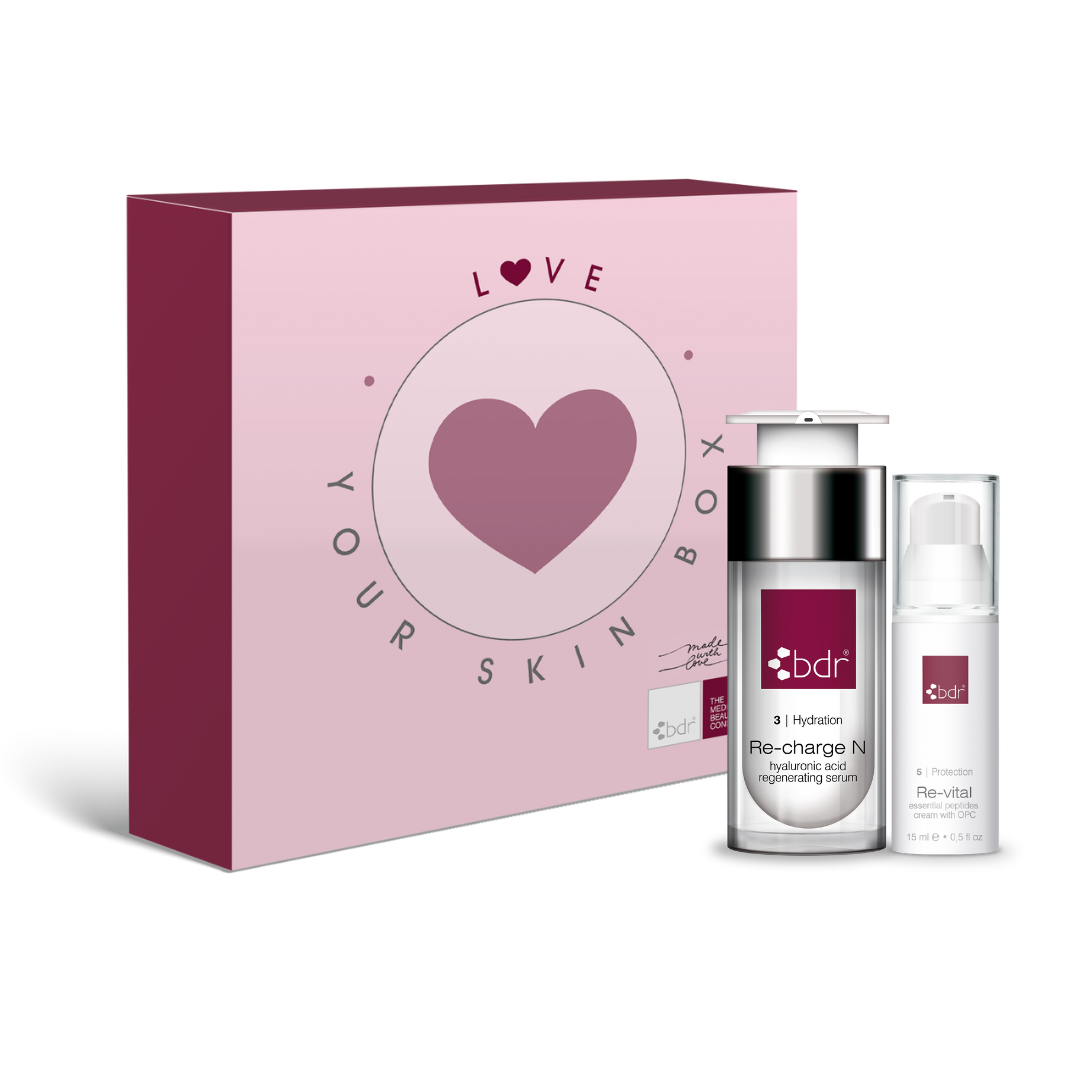 BDR MEDICAL BEAUTY Valentine Box – Dieses Set ist die ideale Wahl, um die Haut mit intensiver Feuchtigkeit zu verwöhnen und ihr ein frisches, strahlendes Aussehen zu verleihen., 45ml