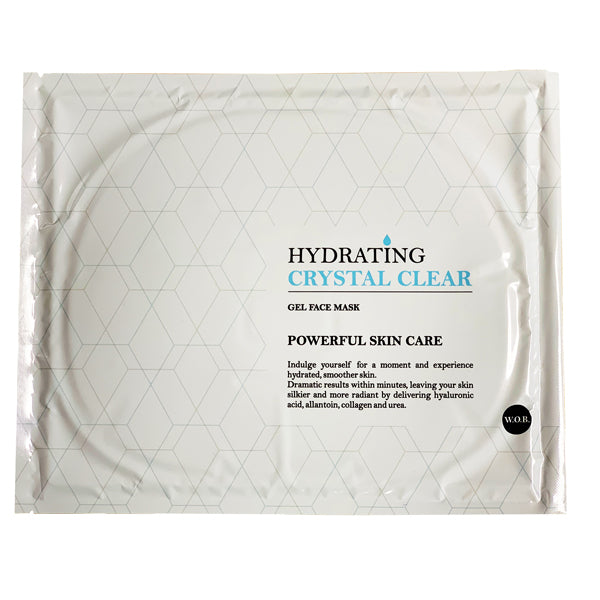 BDR MEDICAL BEAUTY WOB - Gelmasken Crystal Clear – Die Hyaluronsäure ist in ein kristallklares Gel eingebettet und versorgt die Haut intensiv und langanhaltend mit Feuchtigkeit., 5St.