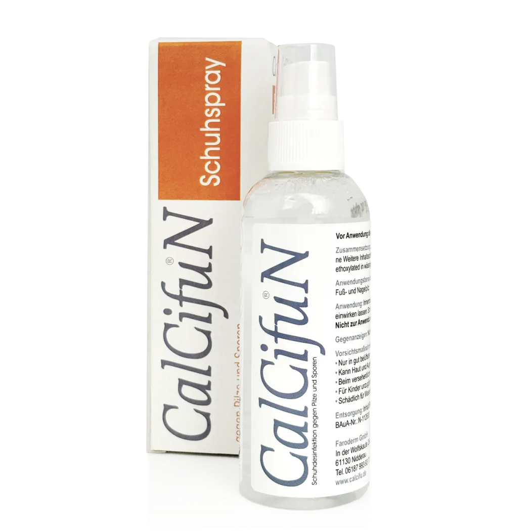 BODE Calcifu N Schuhspray – Schuh- & Strumpf-Desinfektion, 100ml, Sprühflasche