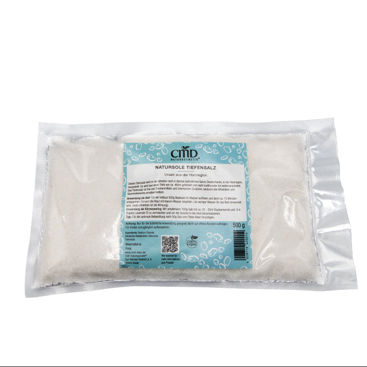 CMD NATURKOSMETIK Natursole Tiefensalz – Speisesalz, 500g