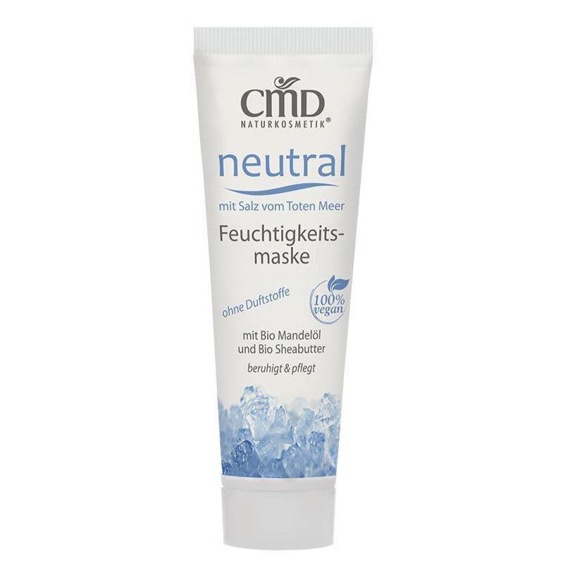 CMD NATURKOSMETIK Neutral Feuchtigkeitsmaske – intensive Pflege, die Feuchtigkeit in der Haut speichert und die Zellregeneration anregt. , 50ml