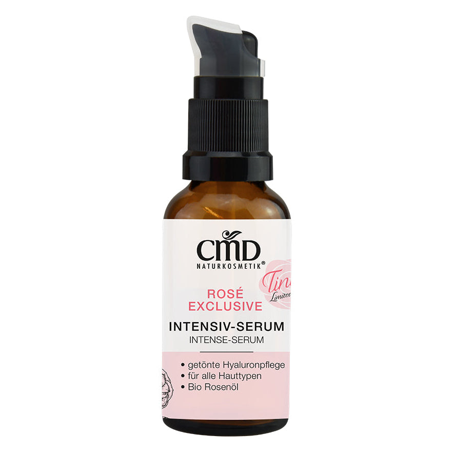 CMD NATURKOSMETIK Rosé Exclusive Intensiv-Serum 30 ml Tinted – Limited Edition, 30ml, Pumpspender