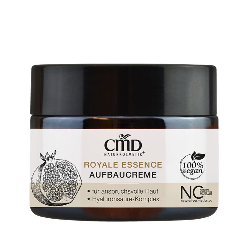 CMD NATURKOSMETIK Royale Essence Aufbaucreme – regeneriert fett- und feuchtigkeitsarme Haut, wirkt aufbauend und hautberuhigend., 50ml