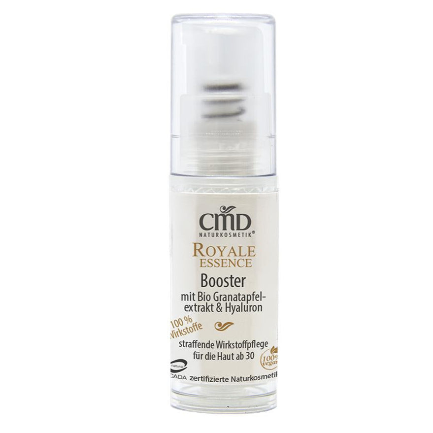 CMD NATURKOSMETIK Royale Essence Booster – Das Serum polstert Deine Haut auf und lässt Sie strahlend schön erscheinen., 5ml