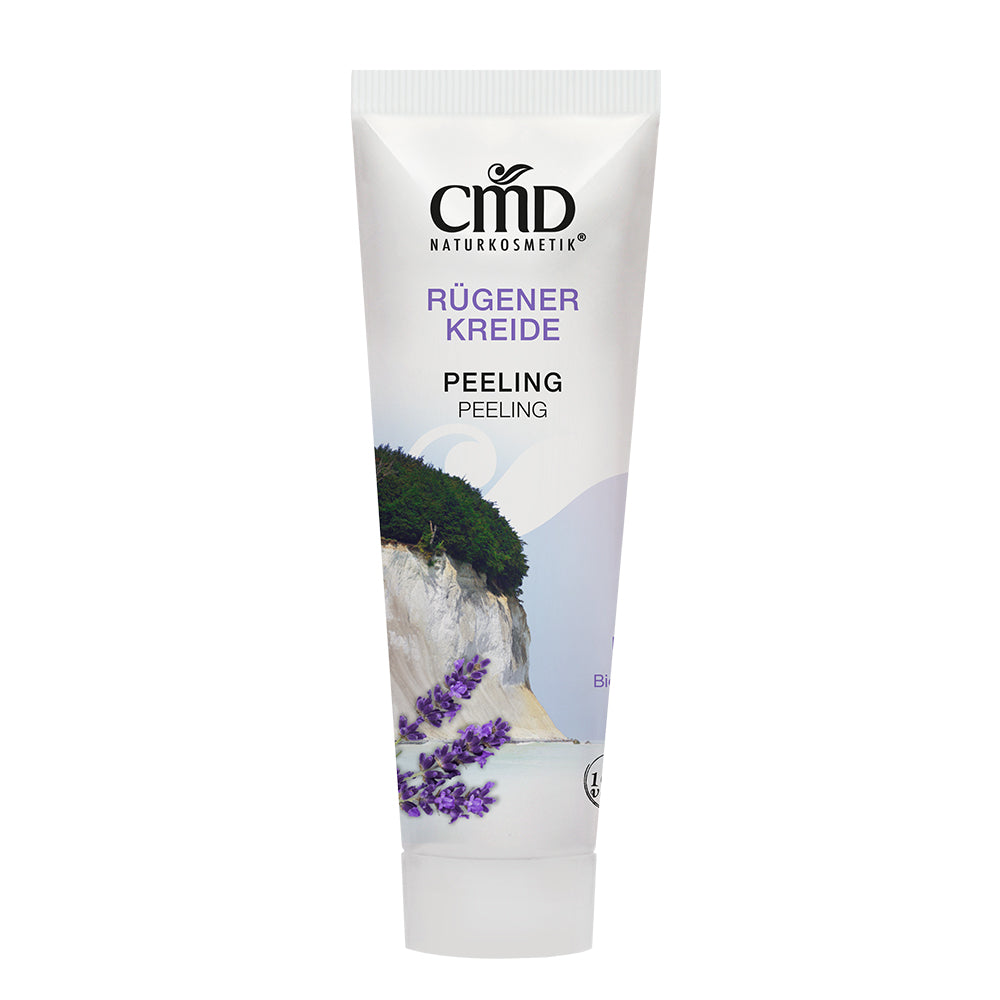 CMD NATURKOSMETIK Rügener Kreide Peelingcreme – zertifizierter Naturkosmetik, 50ml, Tube