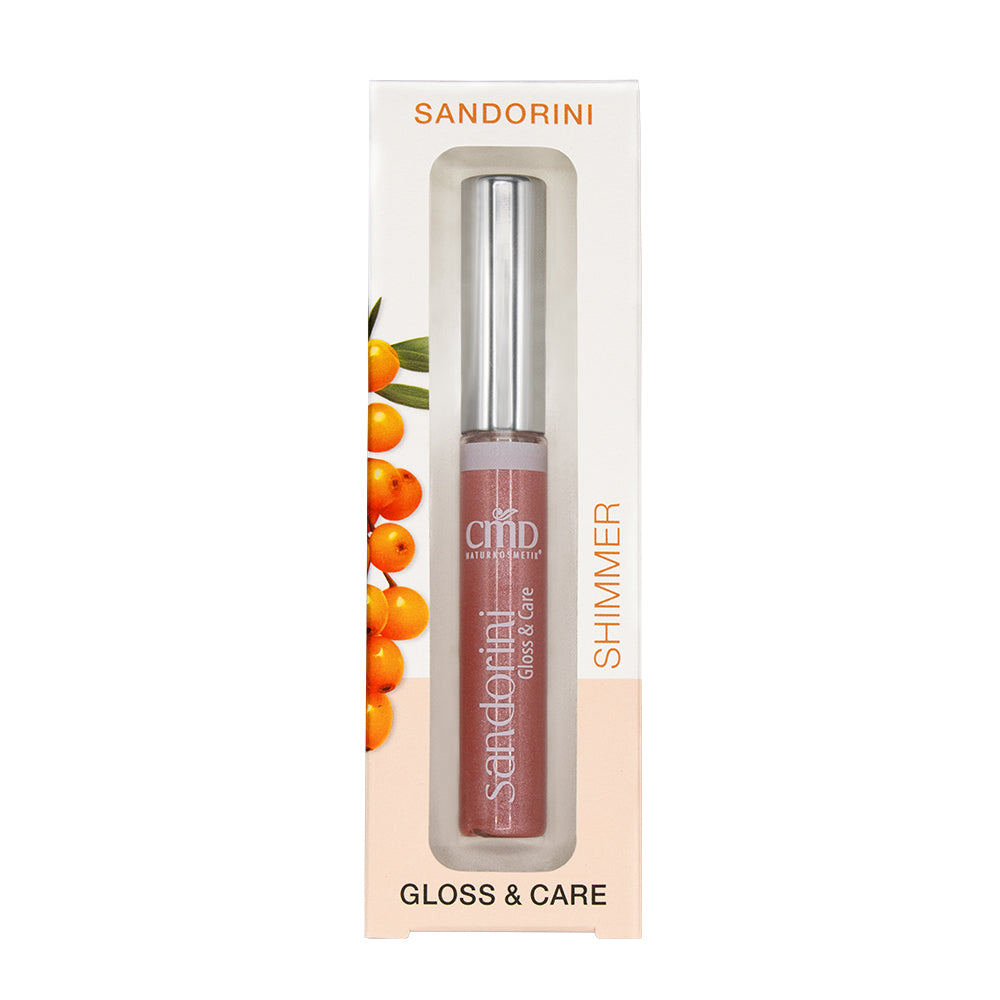 CMD NATURKOSMETIK Sandorini Lipgloss shimmer – zertifizierter Naturkosmetik, 6ml, Umkarton