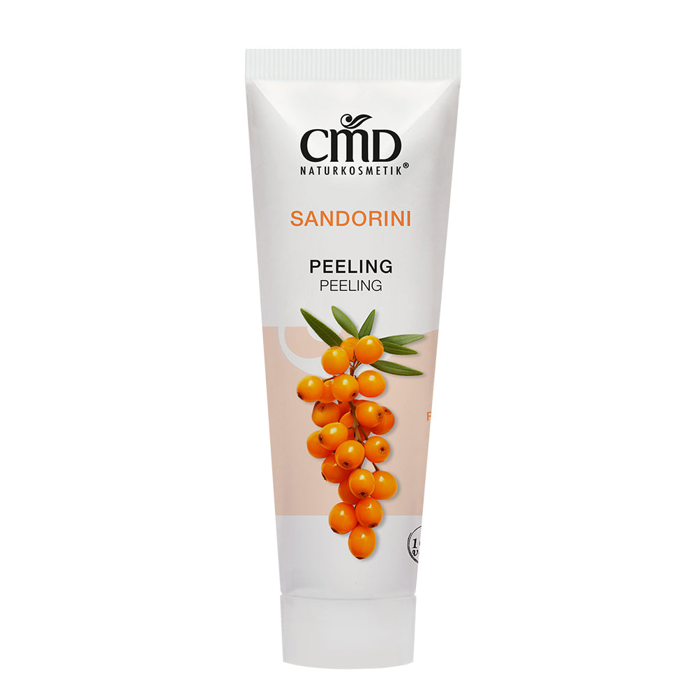 CMD NATURKOSMETIK Sandorini Peelingcreme – zertifizierter Naturkosmetik, 50ml, Tube