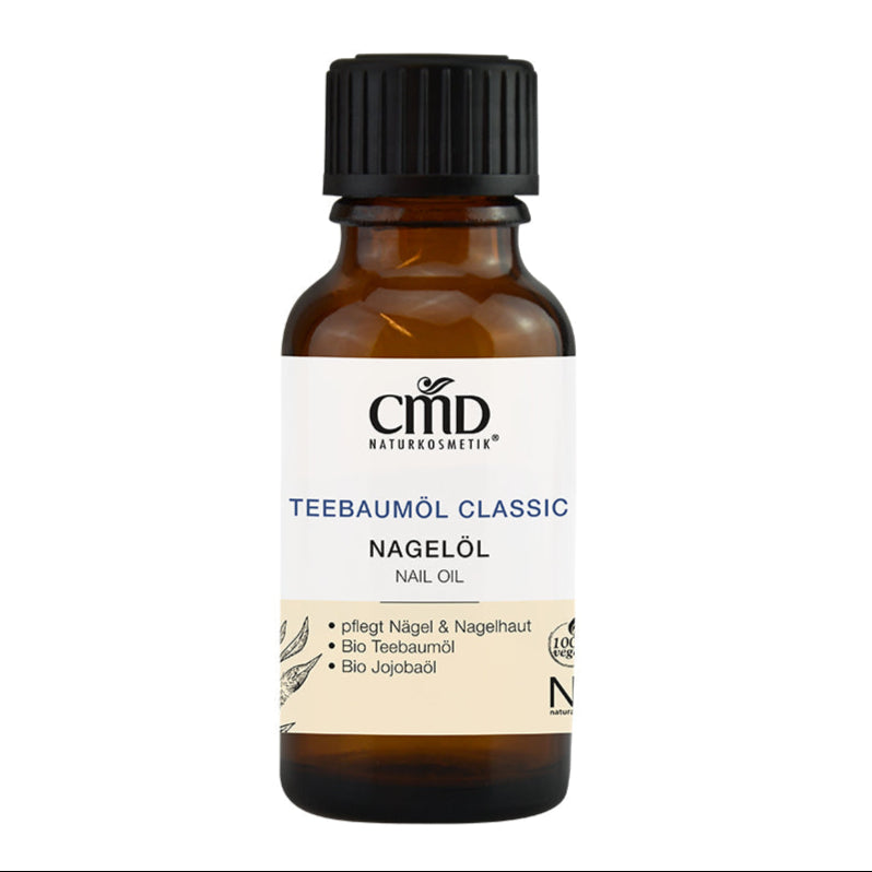 CMD NATURKOSMETIK Teebaumöl Classic Nagelöl – ideal zur Vorbeugung und Nachbehandlung von Nagelpilzinfekionen geeignet., 20ml