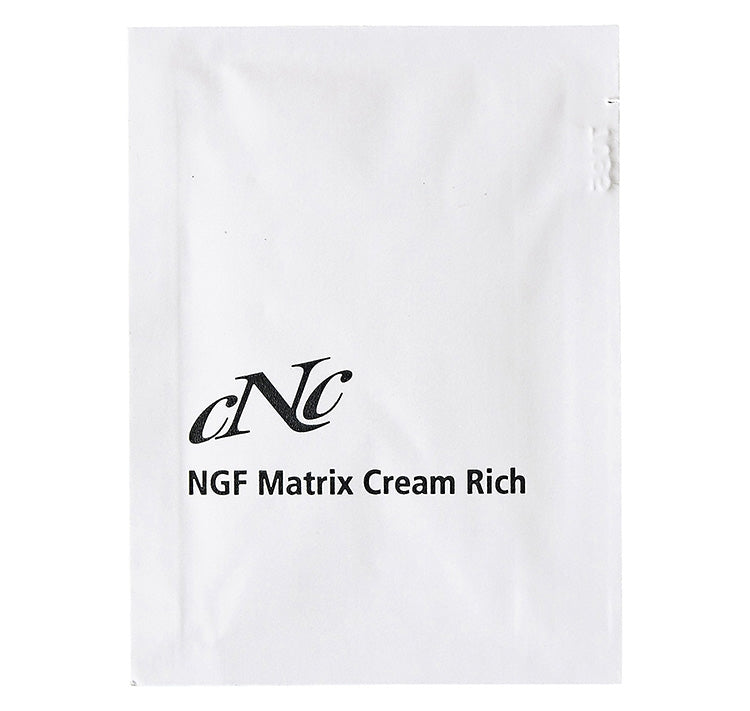 CNC aesthetic world NGF Matrix Cream Rich – 24h Wirkstoffcreme speziell entwickelt für die Bedürfnisse der Haut in den Wechseljahren., 2ml, Sachet