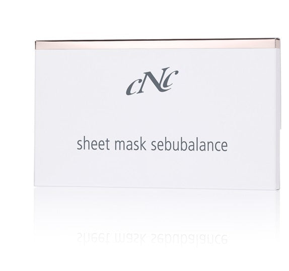 CNC aesthetic world sheet mask sebubalance – Sheet mask mit einem Anti-Akne Komplex, Niaciamide und Vitamin B6 für die Mischhaut und ölige, zu Unreinheiten neigende Haut. , 1St. oder 5 St.