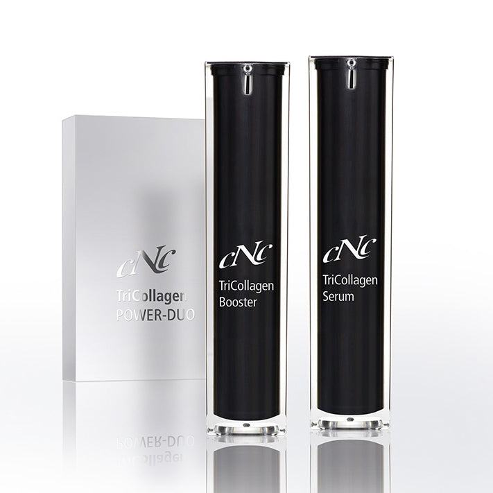 CNC aesthetic world TriCollagen Power Duo – Vereint die beiden ultimative Wirkstoffprodukte TriCollagen Booster und TriCollagen Serum in einem Set., Set