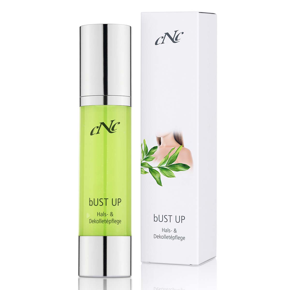CNC bust UP – Morgens und abends auf Dekolleté und Büste aufgetragen, verhilft dieses leichte Gel zu einer straffen, prallen und glatten Haut., 50ml