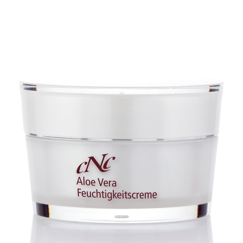 CNC classic Aloe Vera Feuchtigkeitscreme – versorgt die Haut optimal mit Feuchtigkeit von außen und polstert Linien und Trockenheitsfältchen auf., 50ml