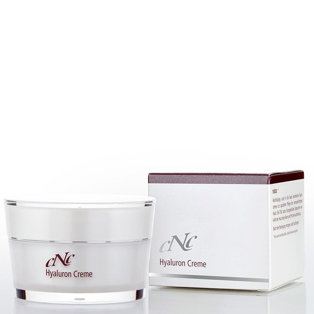 CNC classic Hyaluron Creme – spendet nachhaltig Feuchtigkeit und sorgt für eine deutlich frischere Ausstrahlung., 50ml, mit Box
