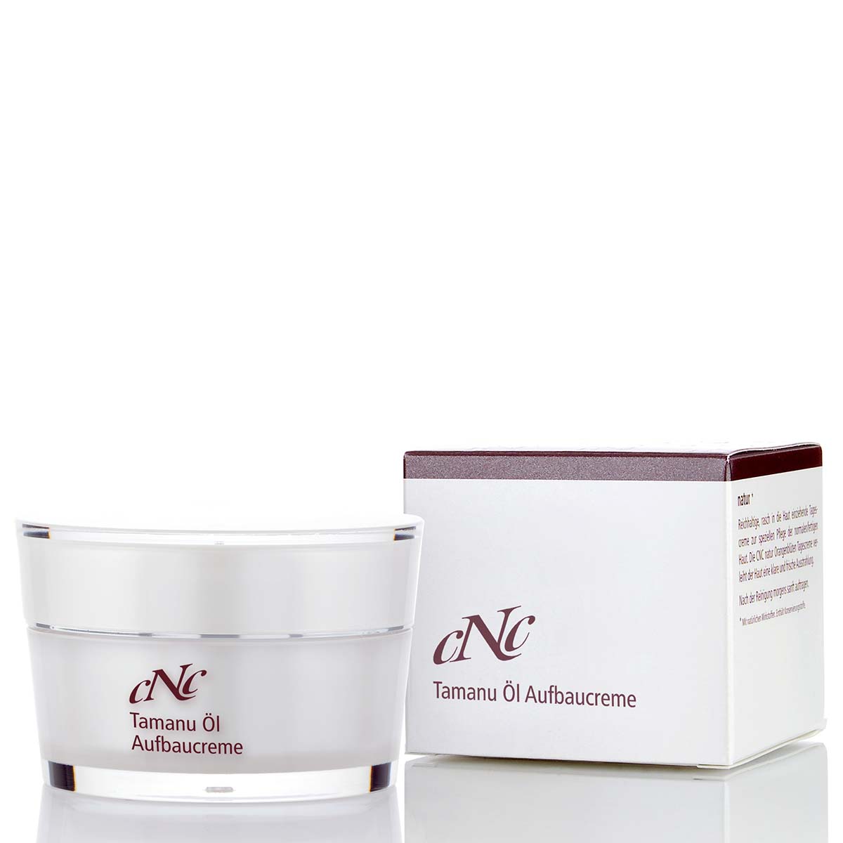 CNC classic Tamanu Öl Aufbaucreme – speziell entwickelt für die Ansprüche der Haut in oder nach den Wechseljahren., 50ml, mit Umkarton