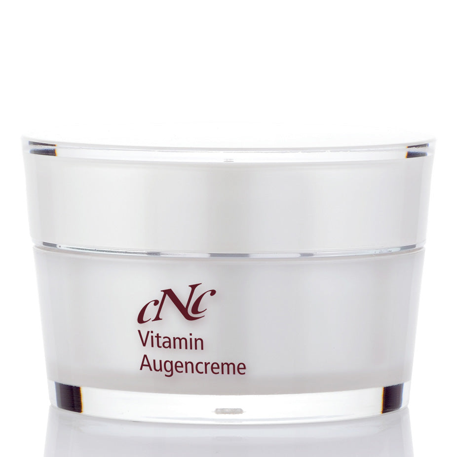 CNC classic Vitamin Augencreme – pflegt die empfindliche Augenpartie mit regenerierenden und beruhigenden Wirkstoffen., 15ml