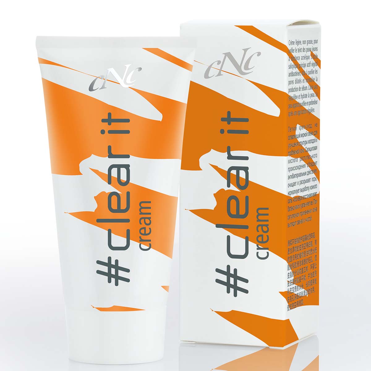 CNC clear it cream – Die ideale 24-Stunden-Pflege zur Verfeinerung des Hautbilds für jugendliche, zu Unreinheiten neigende Haut., 50ml