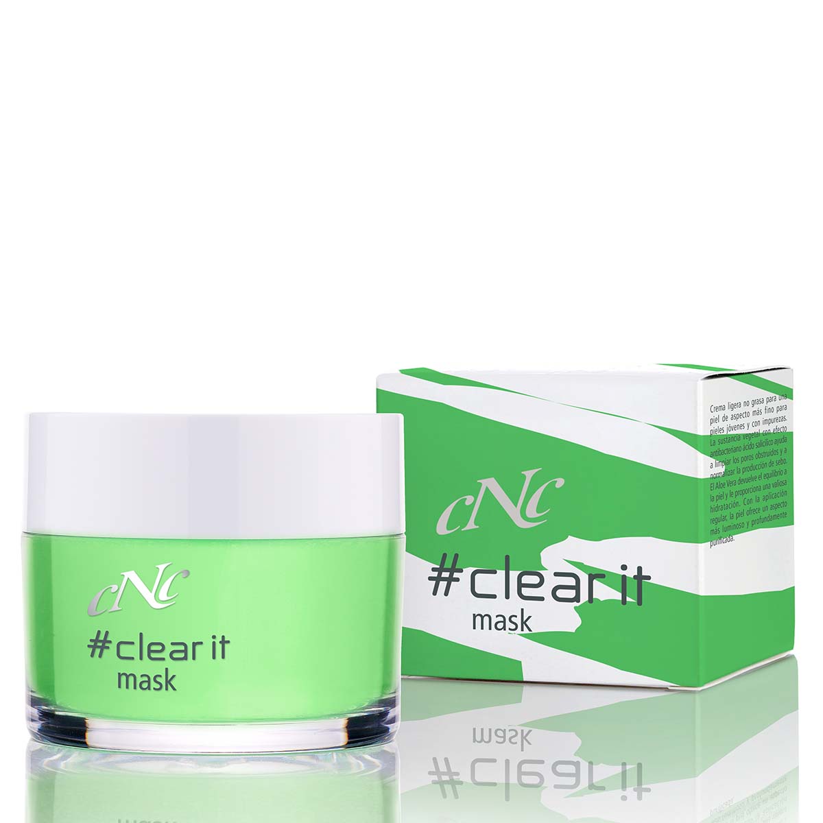 CNC clear it mask – spendet intensiv Feuchtigkeit und ist besonders geeignet für ölige, großporige und zu Unreinheiten neigende Haut., 50ml