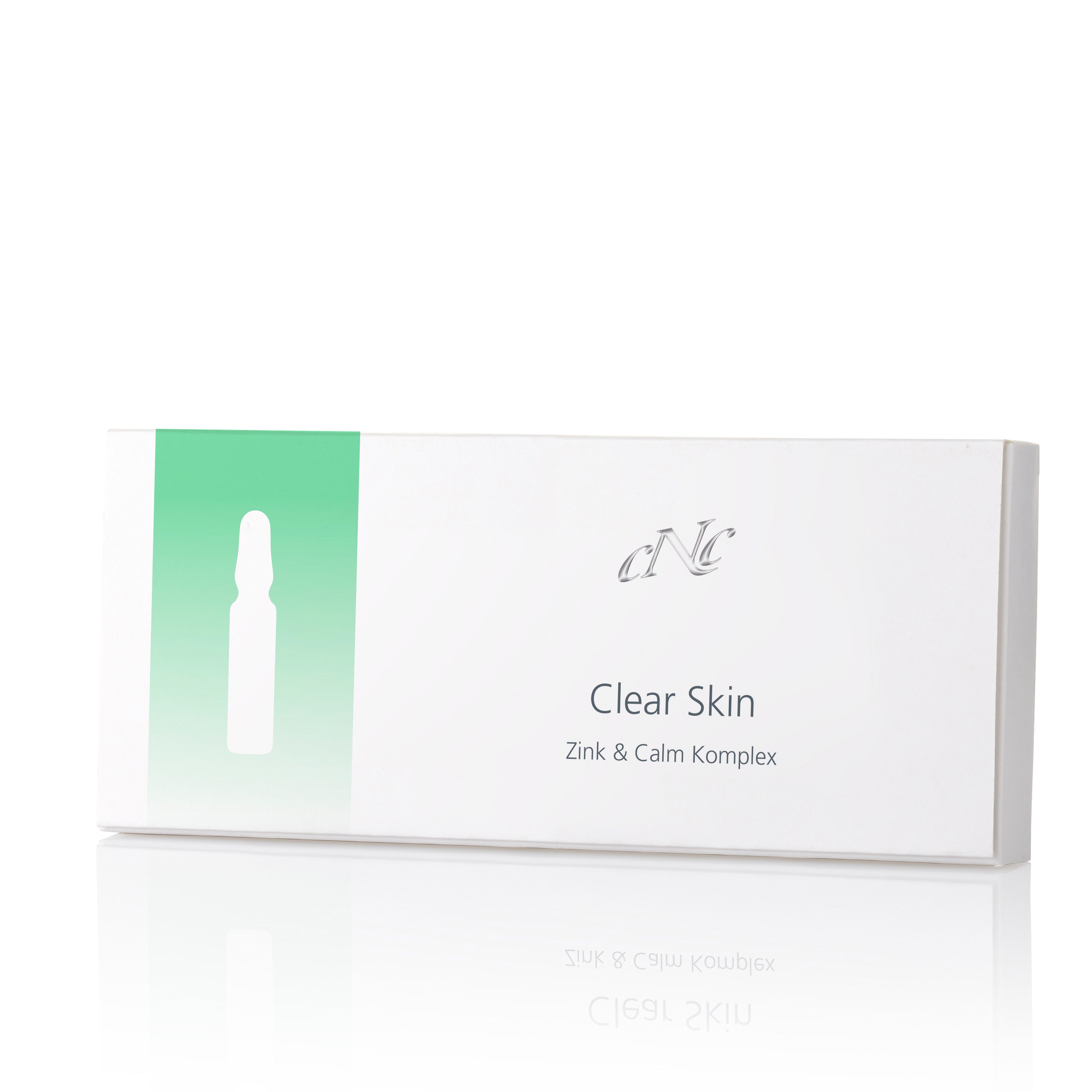 CNC Clear Skin Zink & Calm Komplex – Zur Vorbeugung von Pickeln und Hautausbrüchen. Mildert vorhandene Unreinheiten und reduziert unerwünschten Hautglanz., 10x2ml, 10er Packung