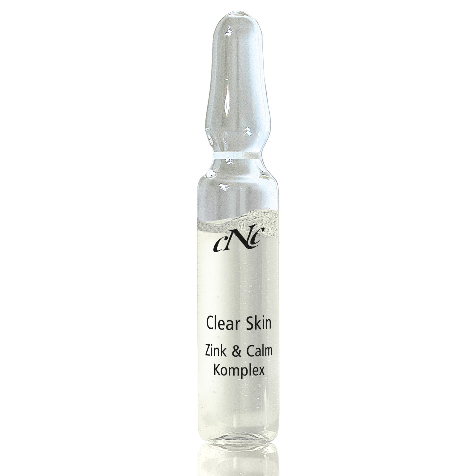 CNC Clear Skin Zink & Calm Komplex – Zur Vorbeugung von Pickeln und Hautausbrüchen. Mildert vorhandene Unreinheiten und reduziert unerwünschten Hautglanz., 10x2ml, Ampulle
