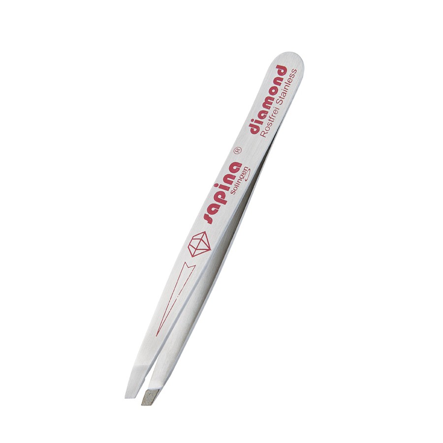 CNC Diamond Dream Pinzette – Sie erleichtert das Augenbrauen Zupfen durch die feine Diamantbeschichtung in den Arbeitsflächen, 1St.