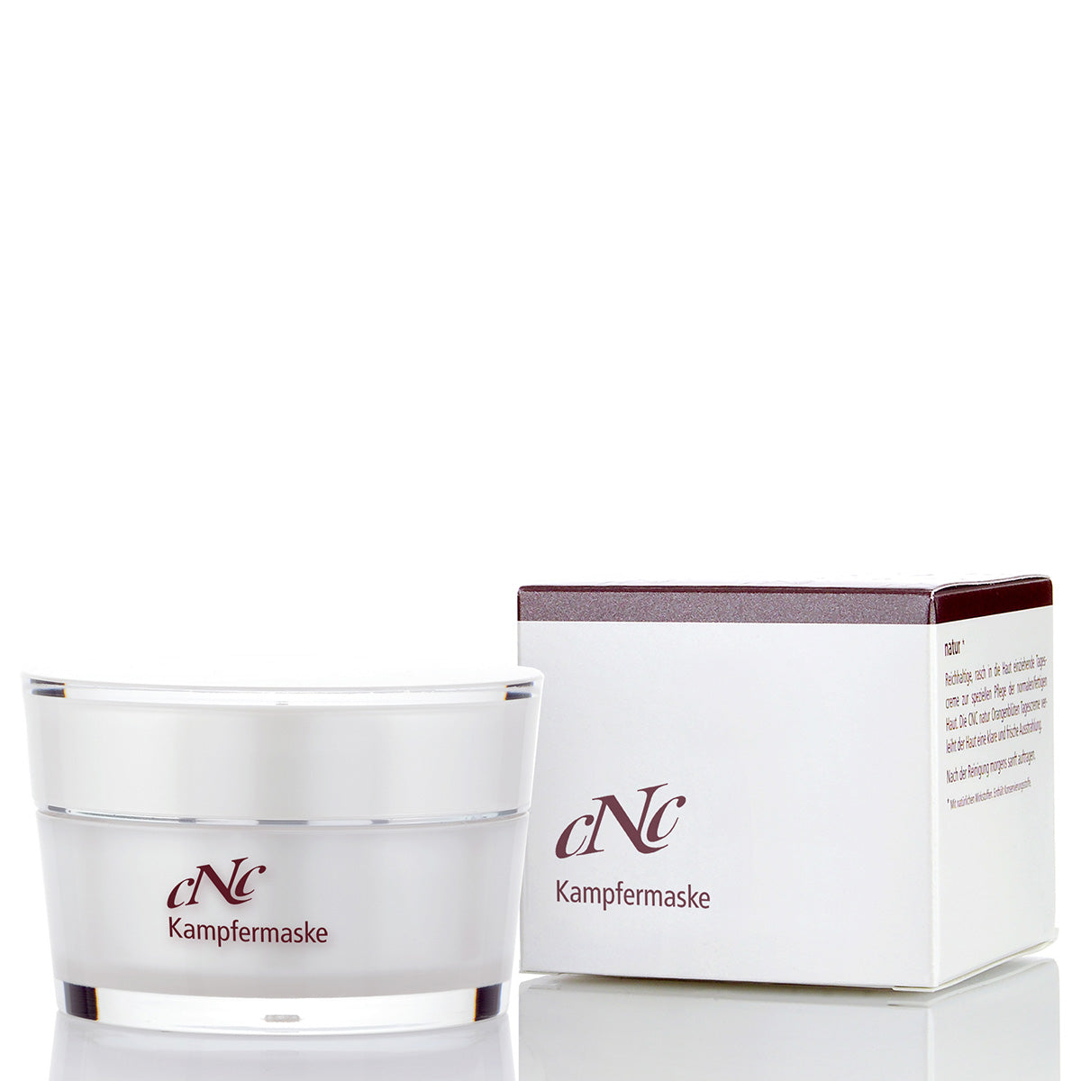 CNC Kampfermaske – absorbiert überschüssigen Talg, reinigt den Teint und besänftigt die Haut, für einen gesunden und ausgeglichenen Teint., 50ml, mit Box