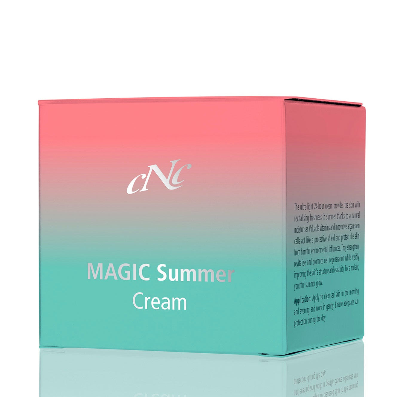 CNC MAGIC Summer Cream – Die federleichte 24h-Allroundpflege für die warme Jahreszeit., 50ml, Produktkarton