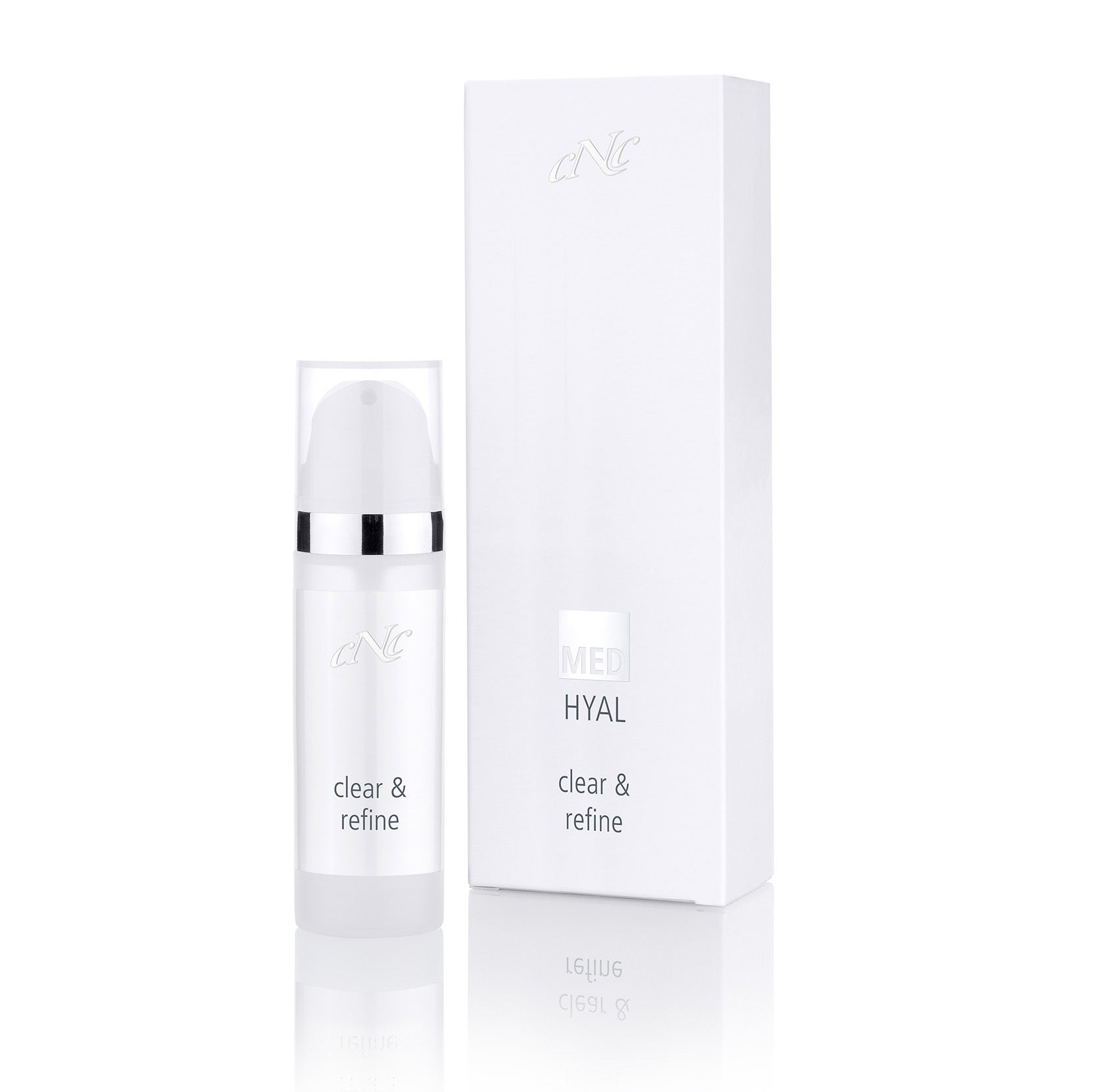 CNC MED HYAL clear & refine – Verhilft zu einem geklärten und verfeinerten Hautbild. Bioflavonoide und Echinacea können Entzündungsprozesse reduzieren., 30ml