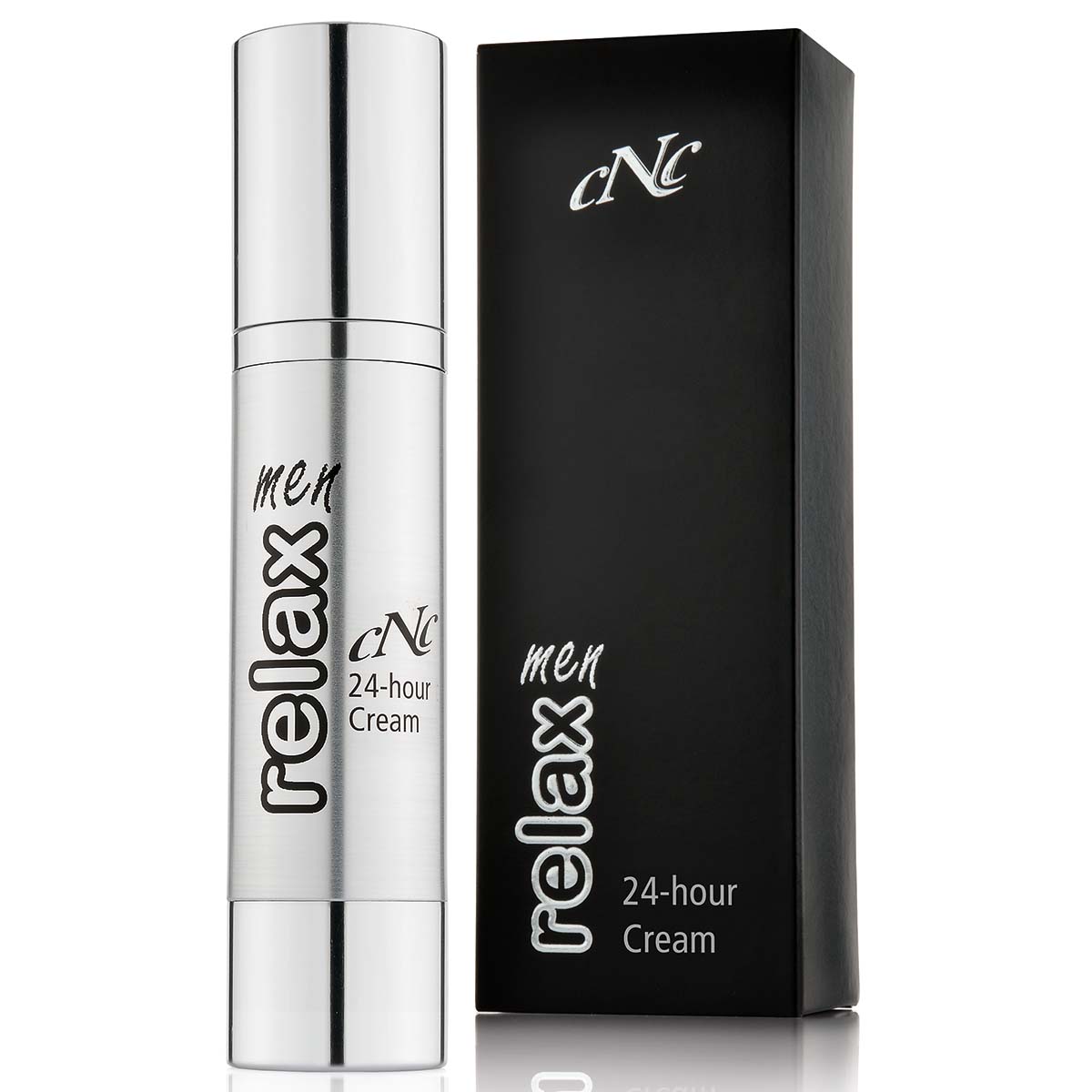 CNC men relax 24-hour Cream – leichtes Creme-Gel mit Duo-Funktion nicht nur als Gesichtspflege sondern auch als After Shave ideal geeignet., 50ml, Umkarton