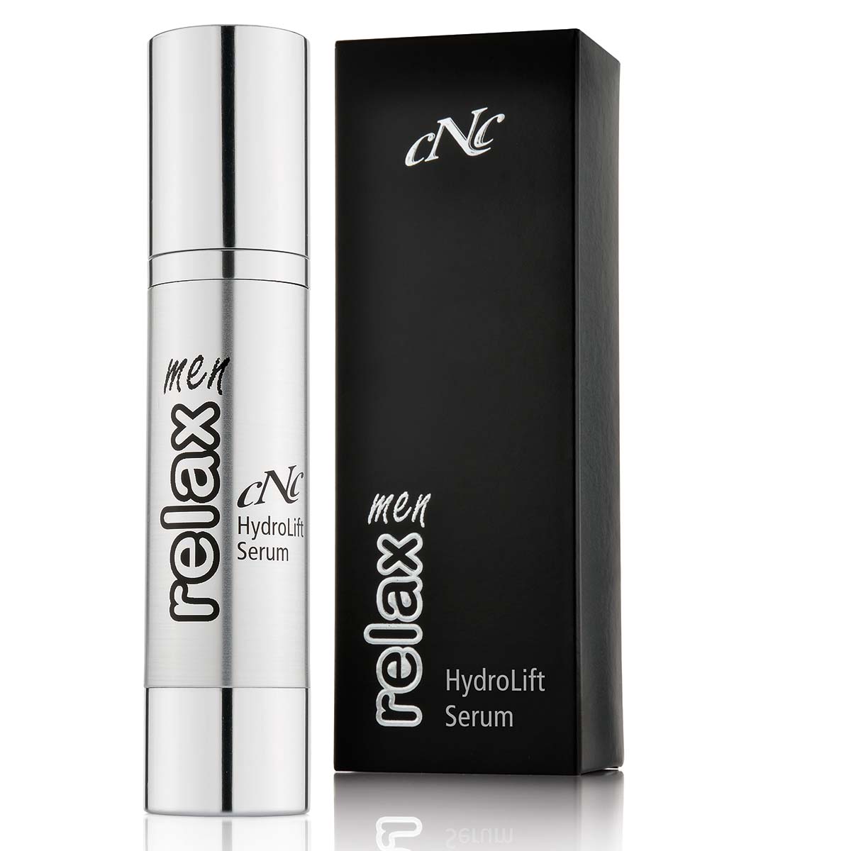CNC men relax HydroLift Serum – spendet intensiv Feuchtigkeit, wirkt Hautirritationen entgegen und beruhigt die Haut auf sanfte Weise., 50ml, mit Box