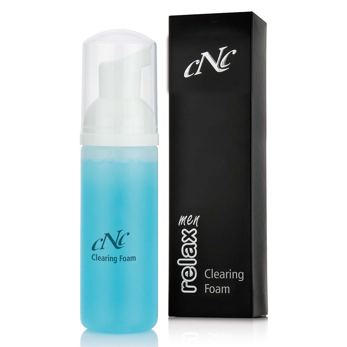 CNC men relax Shave & Clearing Foam – befreit zuverlässig von Schmutzpartikeln und Talgablagerungen und sorgt so für eine gründliche Reinigung von Haut und Bart., 50ml