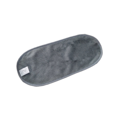 CNC Microfaser Gesichtsreinigungs-Tuch, grau, 18x40 cm – entfernt Make-up, Rouge, Lidschatten oder Ähnliches nur mit Wasser., 1St.