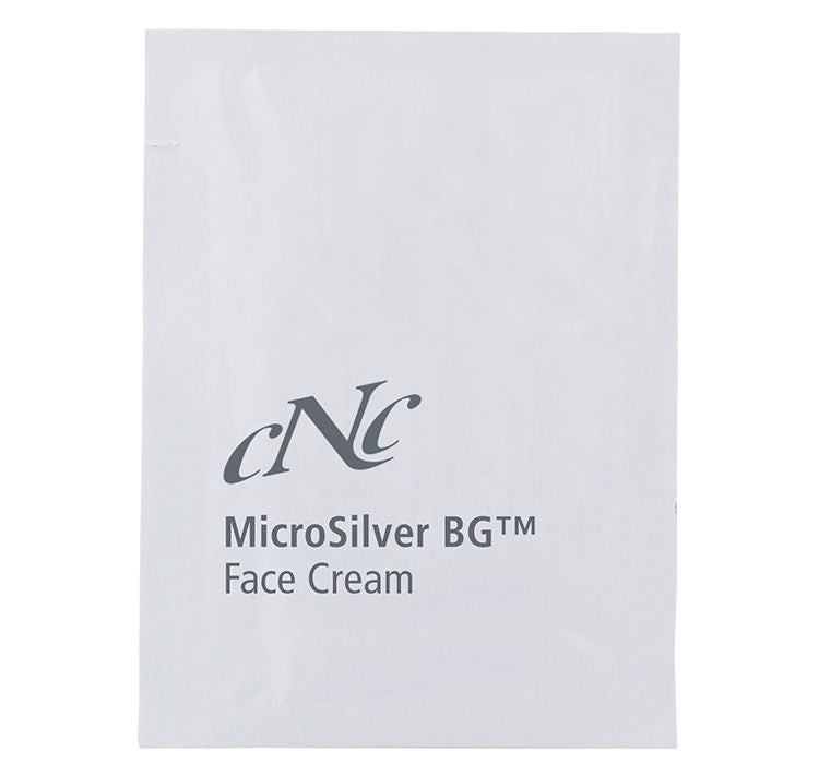 CNC MicroSilver Face Cream – Für trockene, lipidarme, schuppende und empfindliche Haut, gleicht den Fett- und Feuchtigkeitsgehalt der Haut aus, 2ml