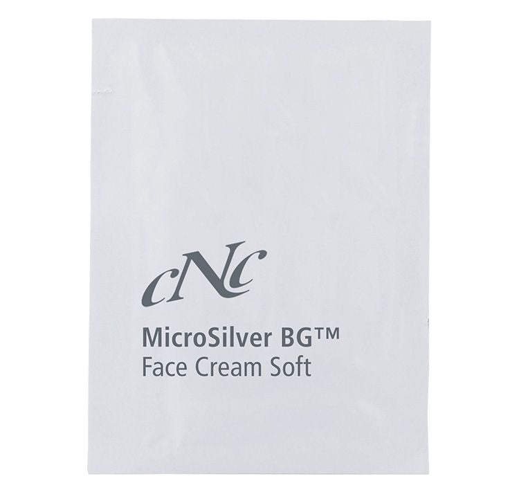 CNC MicroSilver Face Cream Soft – beugt sie Mitessern, Unreinheiten vor, hemmt Entzündungen und wirkt gleichzeitig beruhigend und ausgleichend., 2ml