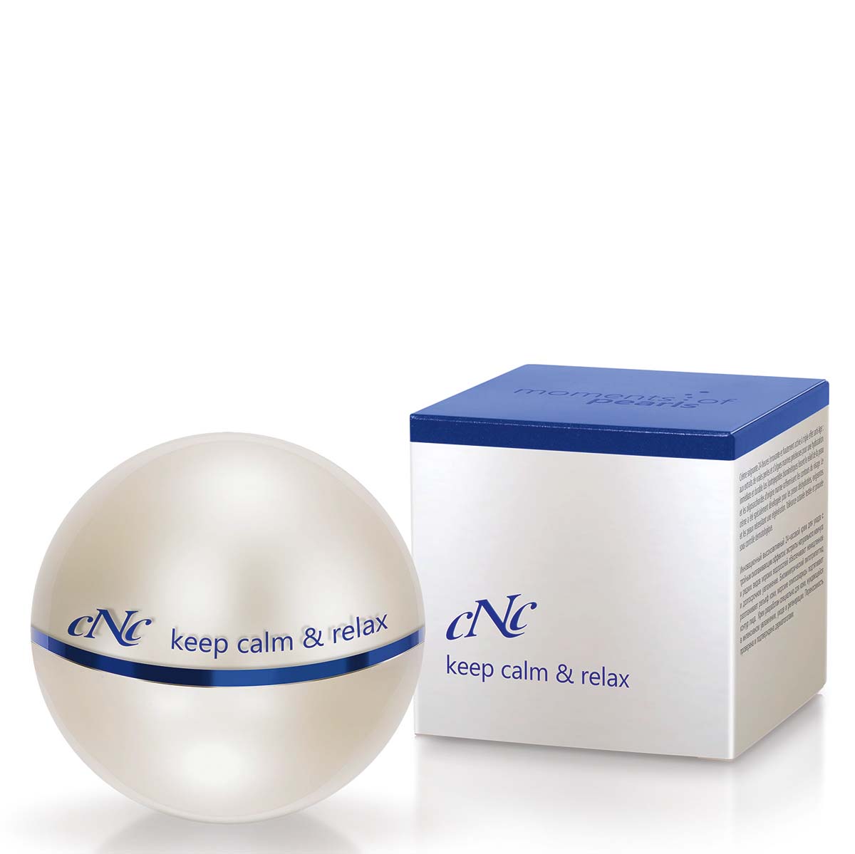 CNC moments of pearl keep calm & relax Crememaske – regeneriert intensiv, spendet langanhaltende Feuchtigkeit und unterstützt ein glatteres, gefestigteres Hautbild., 50ml