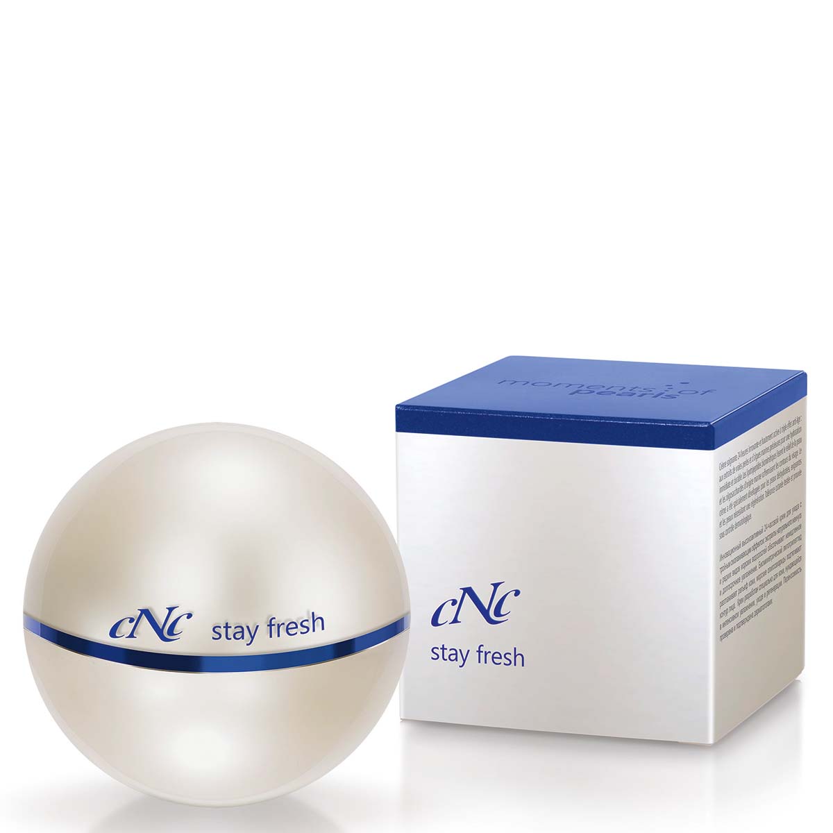 CNC moments of pearl stay fresh Feuchtigkeitspflege – perfekte Lösung für Haut, die zu Glanz oder Unreinheiten neigt, aber gleichzeitig feuchtigkeitsarm ist., 50ml
