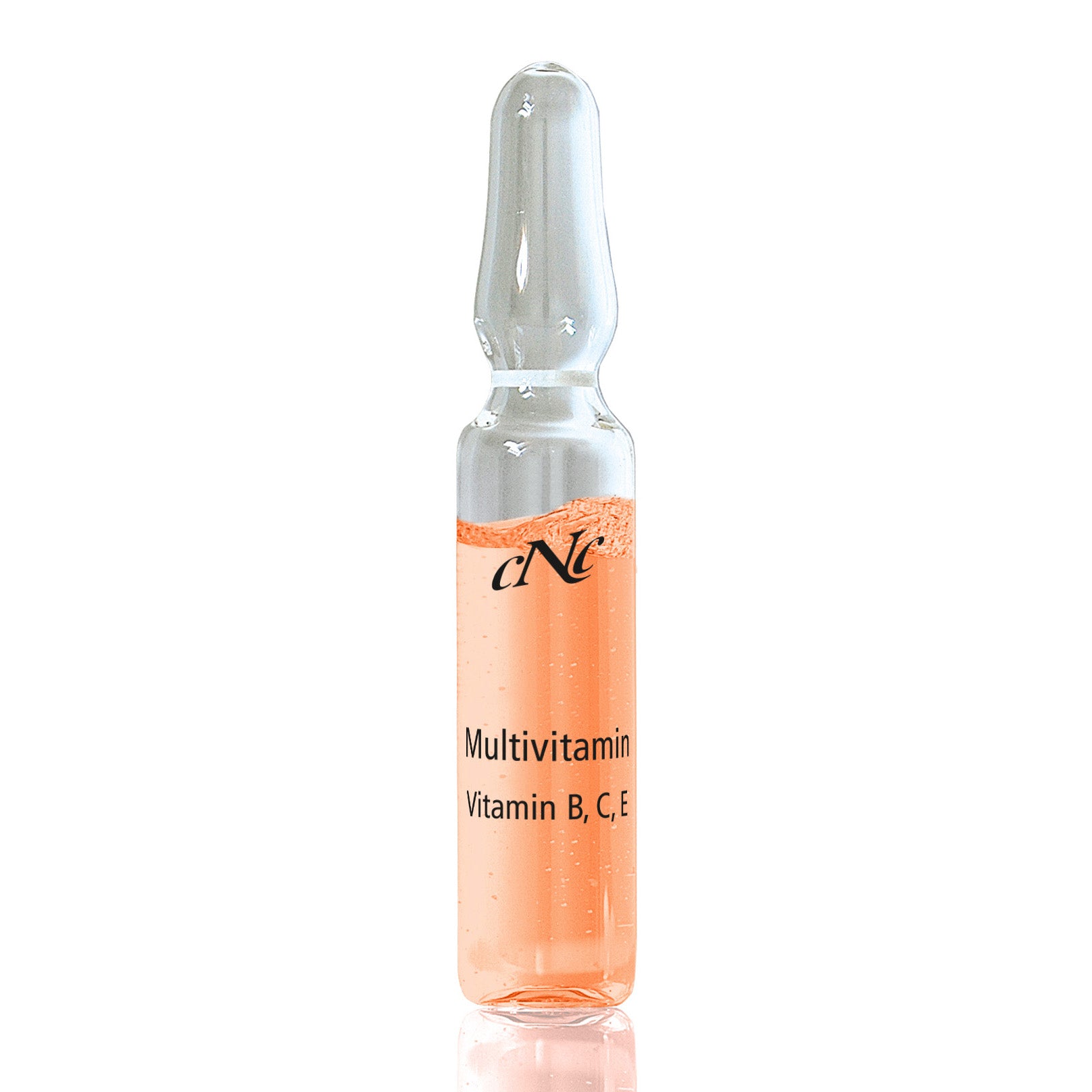 CNC Multivitamin Vitamin B, C, E Ampullen – Kraftvolle B-Vitamine, Vitamin C u. E, um die Widerstandsfähigkeit deiner Haut gegenüber schädlichen Umwelteinflüssen und freien Radikalen zu stärken, 10x2ml, Ampulle