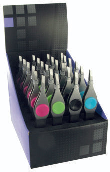 CNC Pinzette mit Griffpunkt – mit Softgriff und schrägen Greifflächen liegt durch die spezielle Anti-Rutsch-Oberfläche ideal in der Hand., 1St., Display