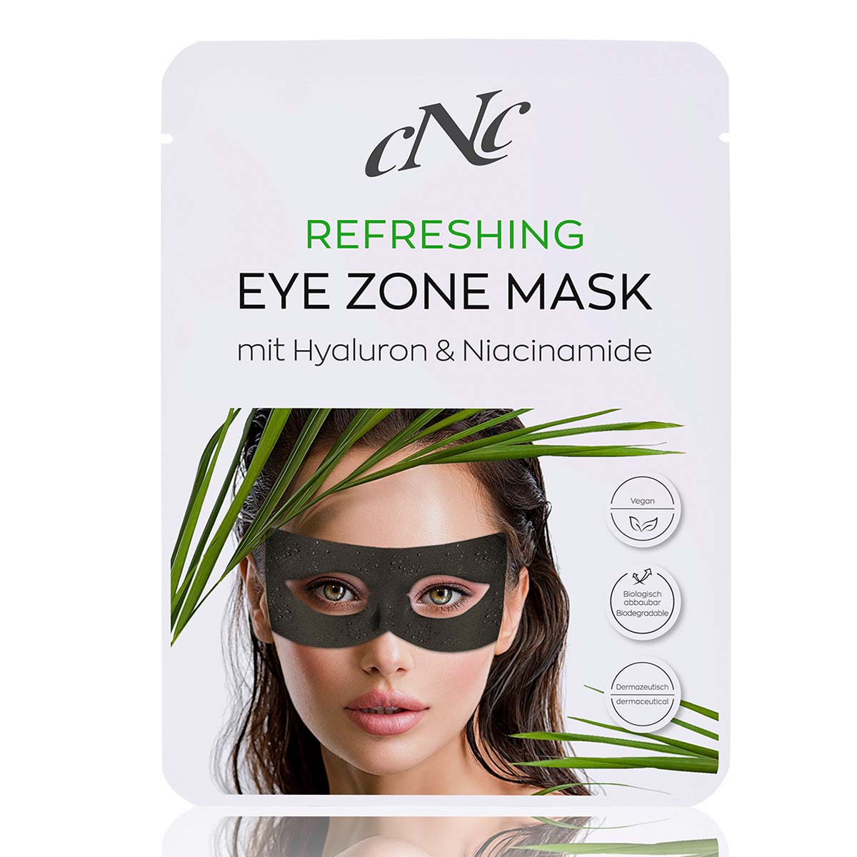 CNC Refreshing Eye Zone Mask mit Hyaluron & Niacinamide – mit Hyaluron & Niacinamide sorgt mit Detox-Effekt für eine frische, attraktive Augenpartie., 1St.