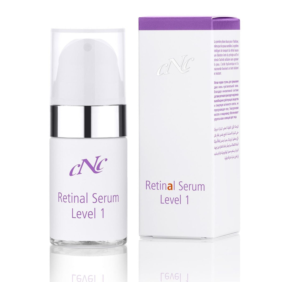 CNC Retinal Serum 1 – für Retinol-Einsteiger, 15ml, Airless Spender und Umkarton