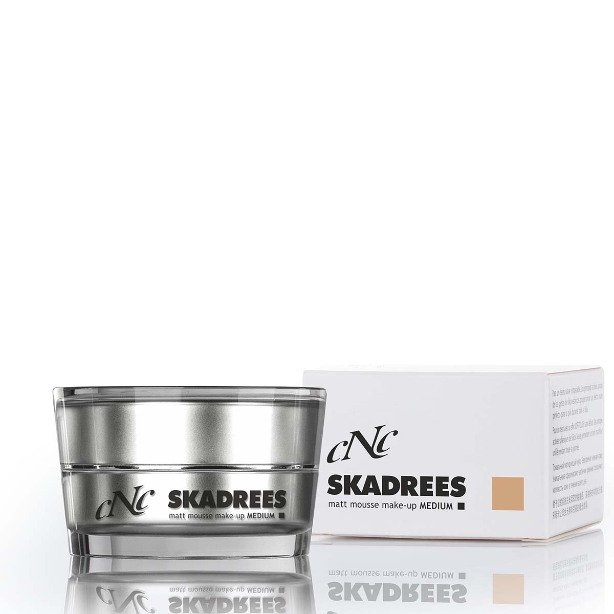 CNC Skadrees matt mousse make-up medium – deckt zuverlässig Rötungen und Irritationen ab und sorgt für einen makellosen und optimal mattierten Teint., 15ml