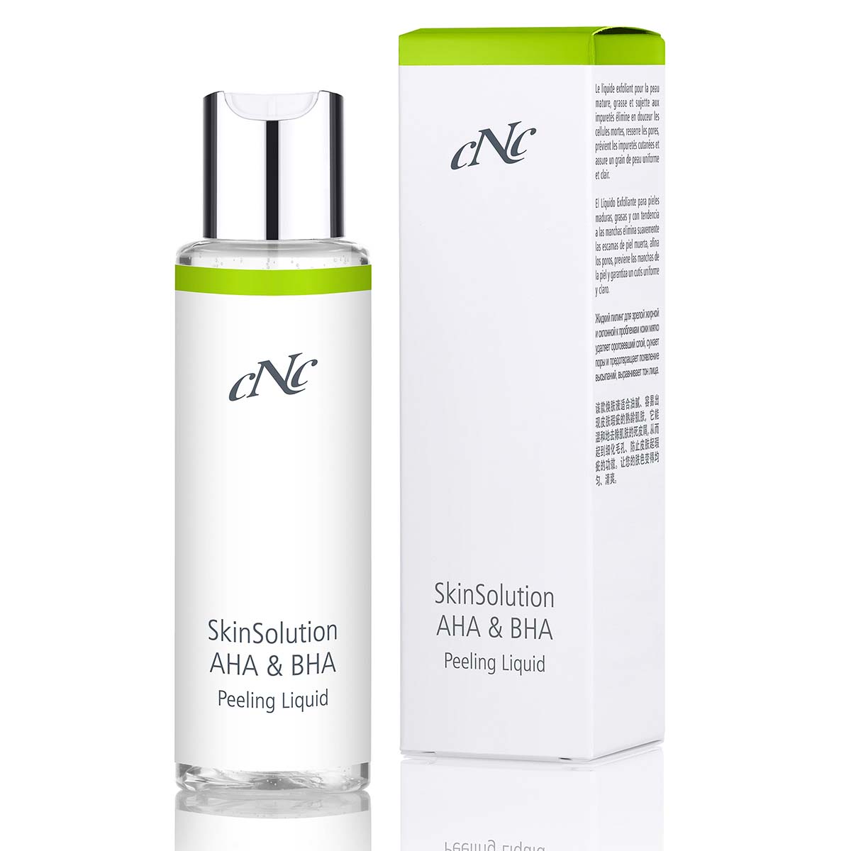 CNC SkinSolution AHA & BHA Peeling Liquid – speziell entwickelt für die Bedürfnisse öliger und/oder zu Unreinheiten neigender Haut., 100ml